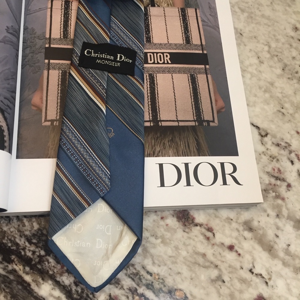 Dior Authentic Men’s Tie Guaranteed Authentic Vintage - Picture 10 of 13